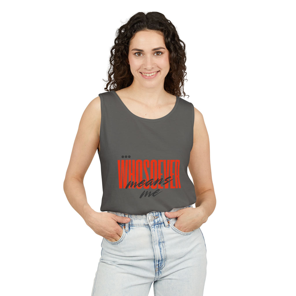 Unisex whosoever means me Tank Top