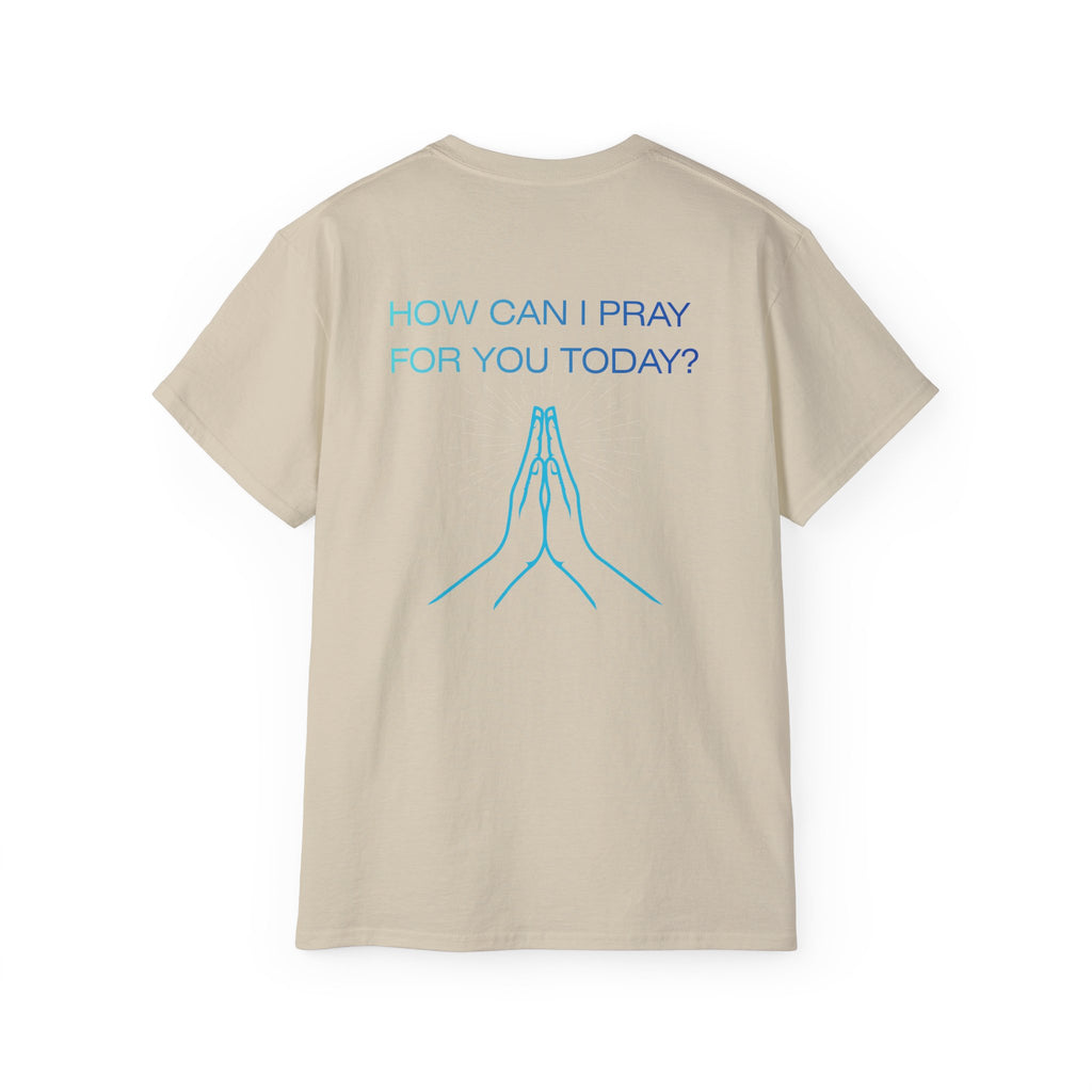 Let Us Pray - Blue Gradient Lettering
