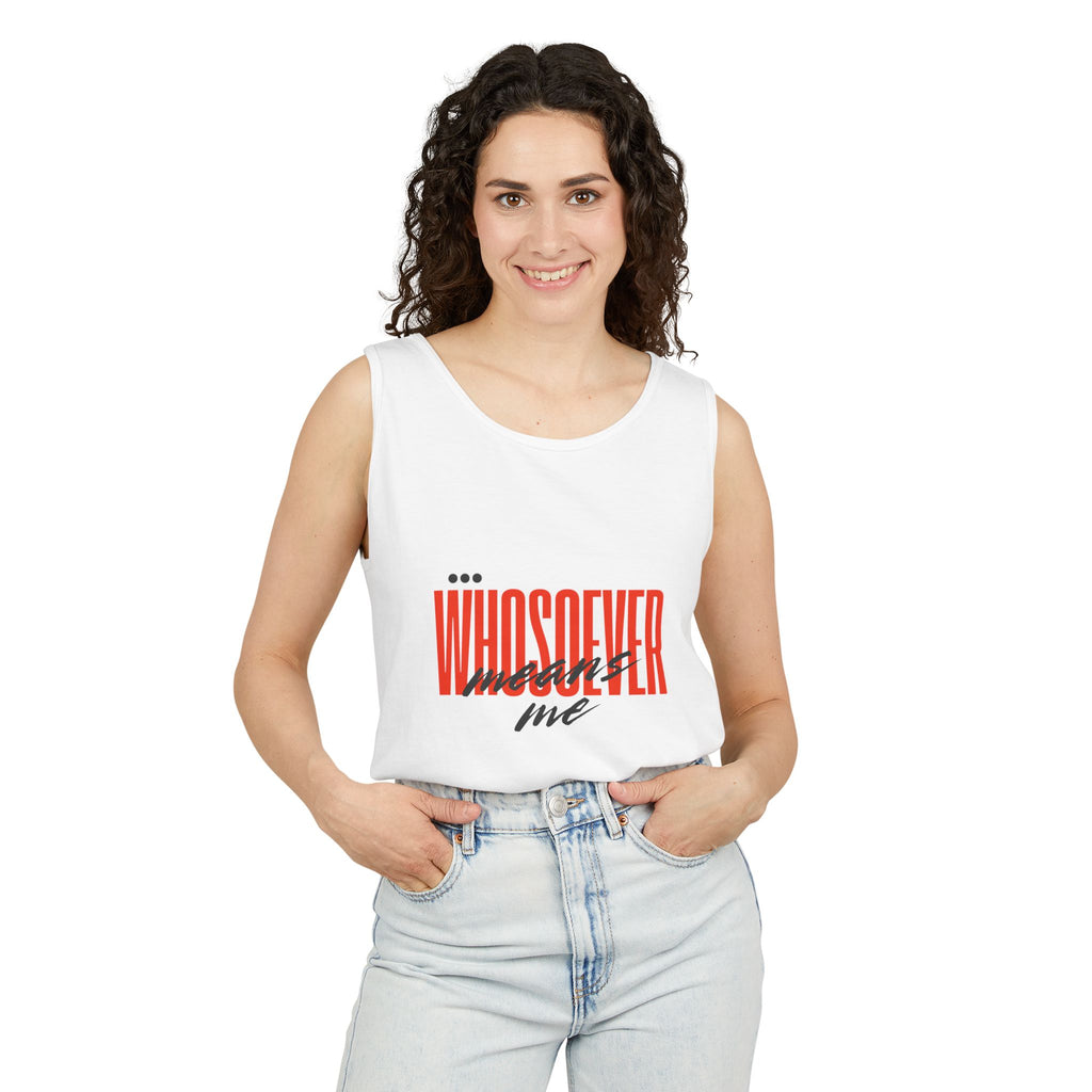 Unisex whosoever means me Tank Top
