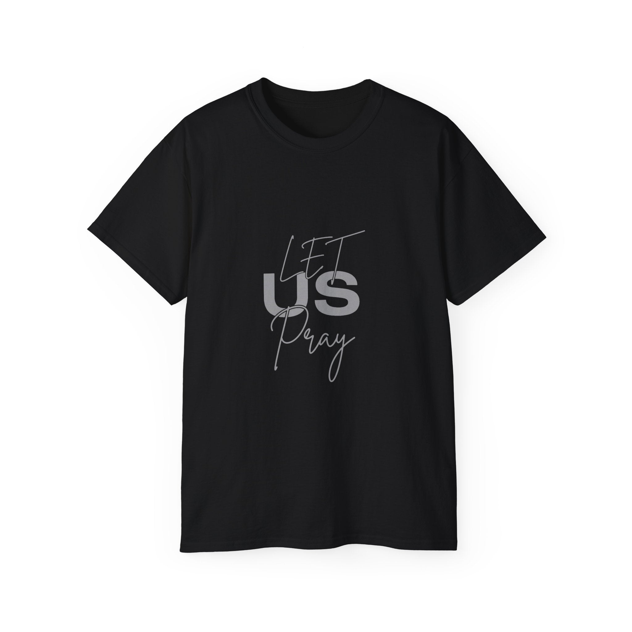 Let Us Pray - Gray Lettering