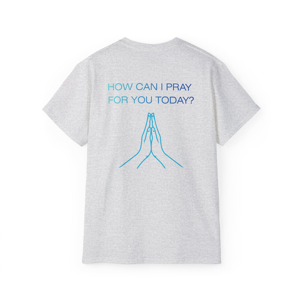 Let Us Pray - Blue Gradient Lettering