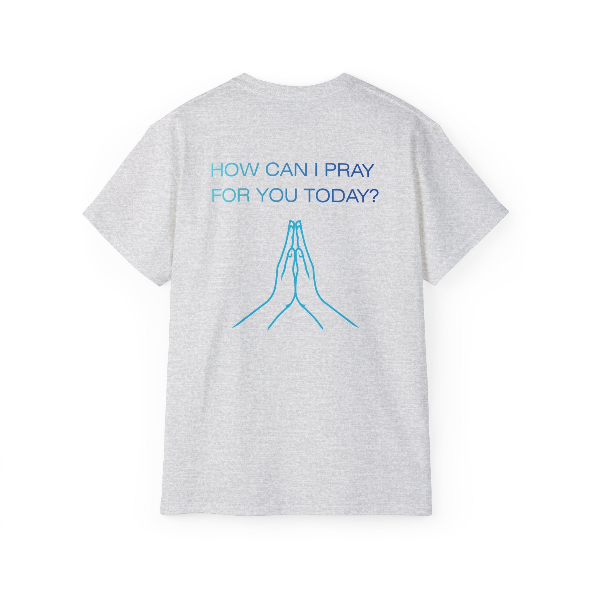 Let Us Pray - Blue Gradient Lettering