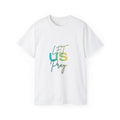 Let Us Pray - Green Gradient Letters