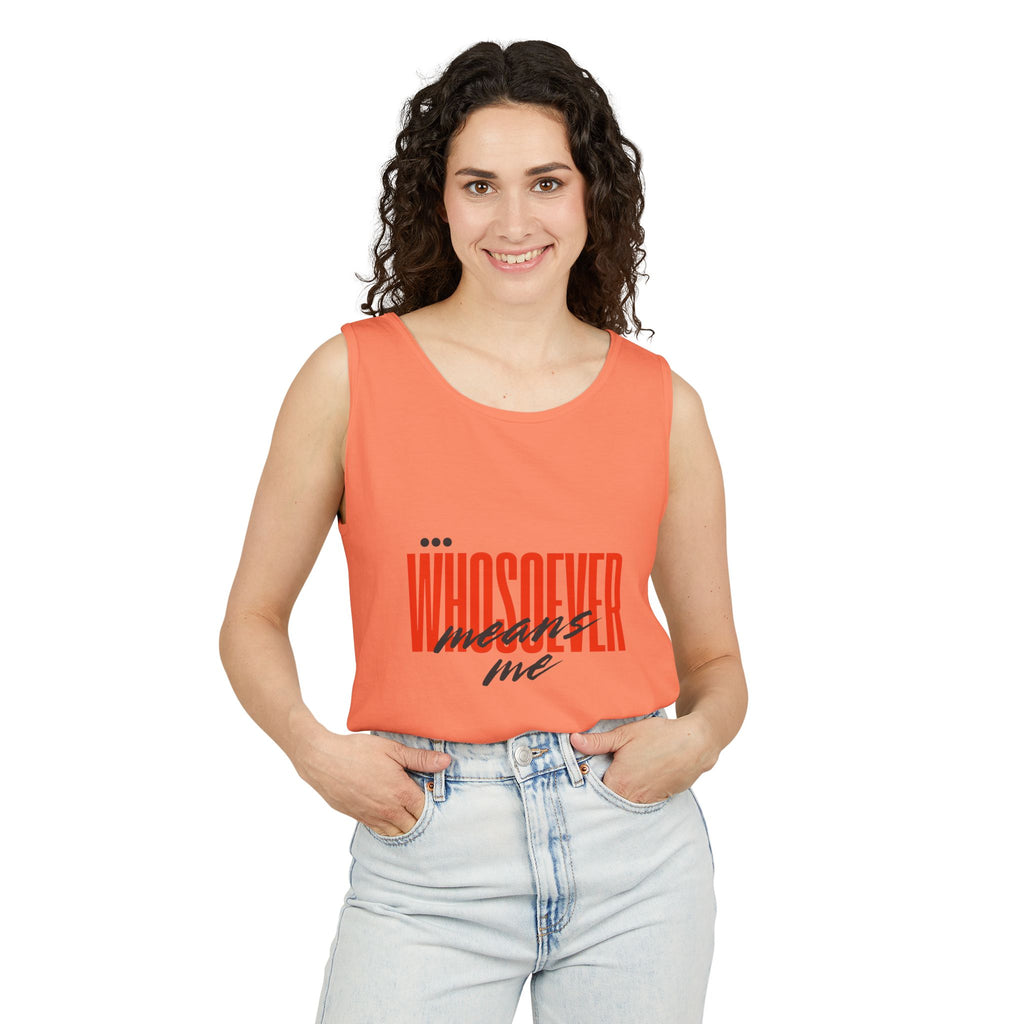 Unisex whosoever means me Tank Top