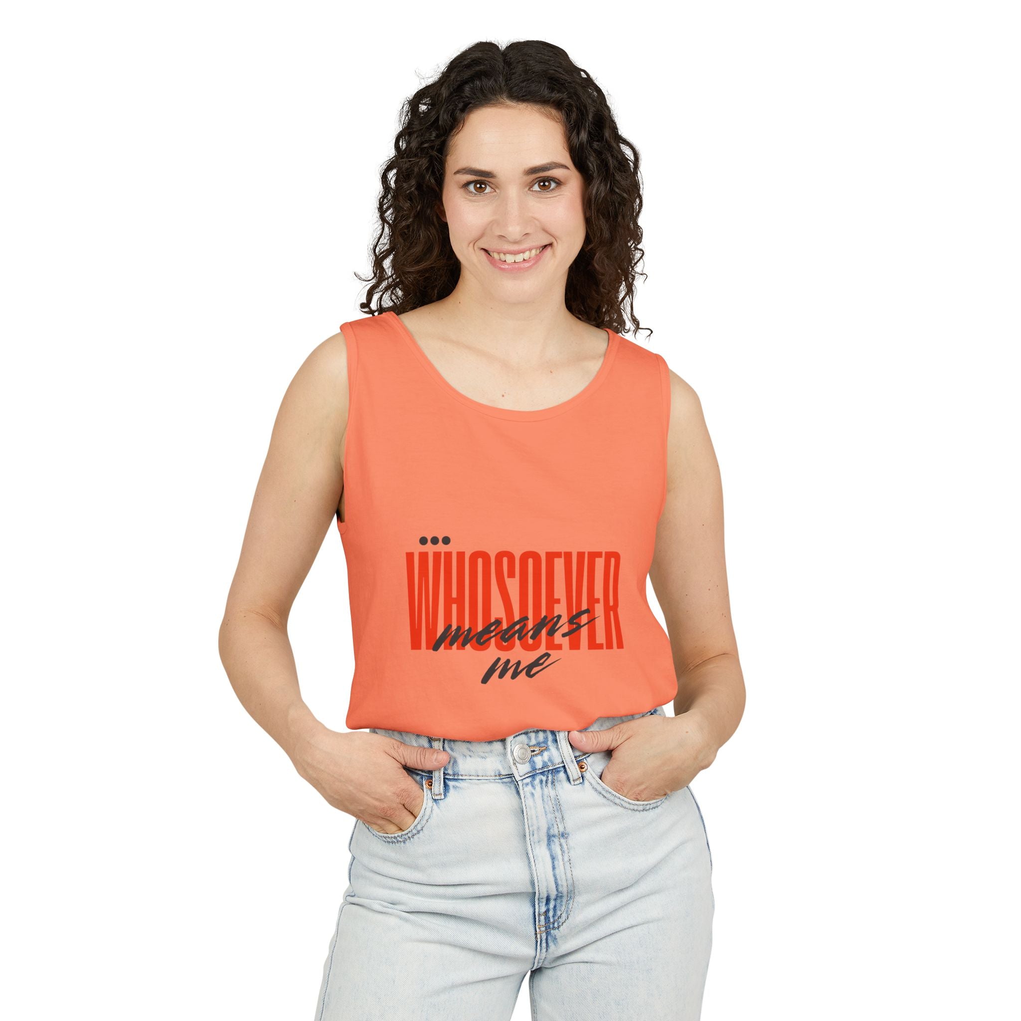 Unisex whosoever means me Tank Top