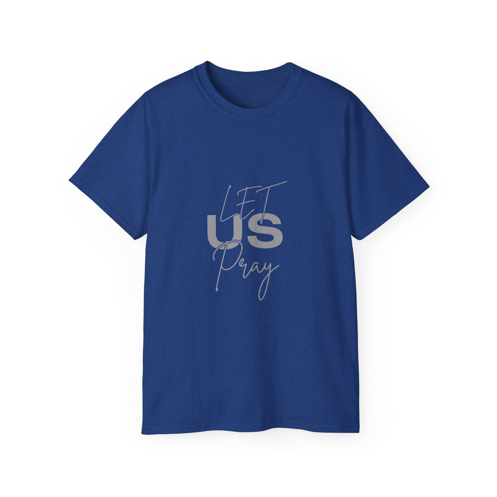 Let Us Pray - Gray Lettering