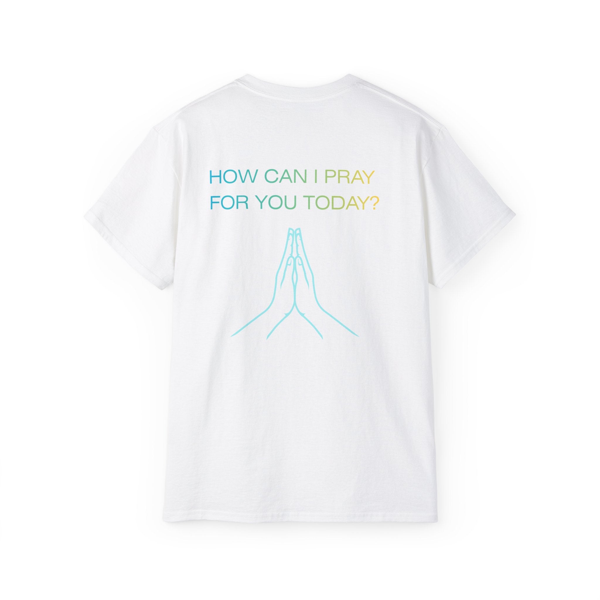 Let Us Pray - Green Gradient Letters