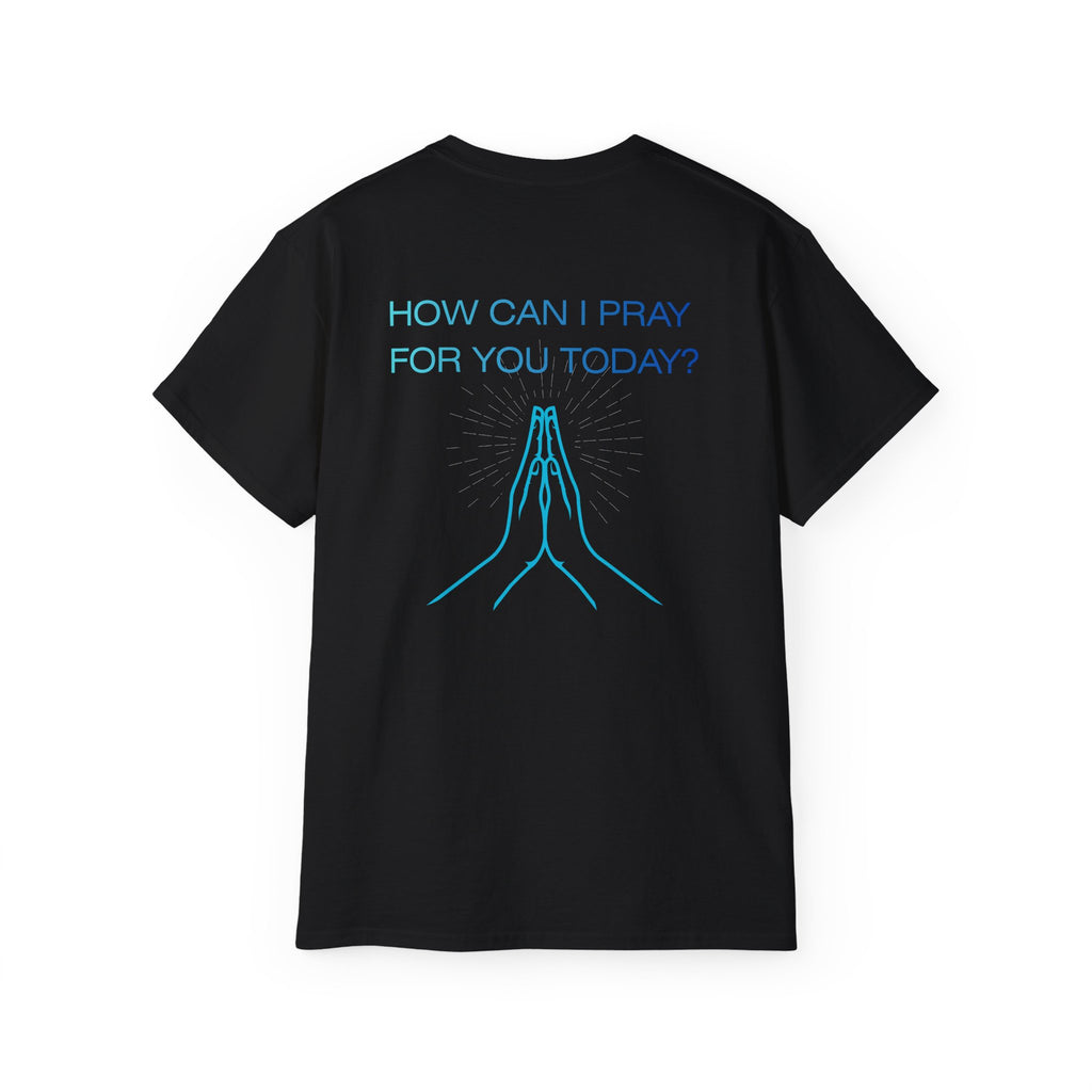 Let Us Pray - Blue Gradient Lettering